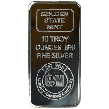 Picture of 10 oz GSM Silver Bar (New)