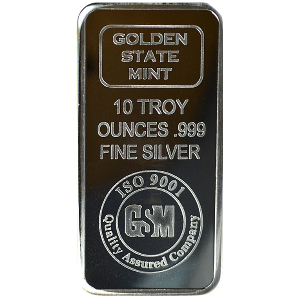 Picture of 10 oz GSM Silver Bar (New)