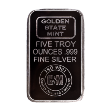 Picture of 5 oz GSM Silver Bar (New)