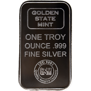 Picture of 1 oz GSM Silver Bar (New)