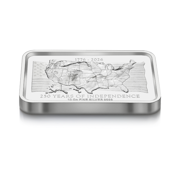 Picture of 10 oz ABC US Independence High-Relief Silver Bar (New)