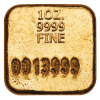 Picture of 1 oz Perth Mint Cast Gold Bar