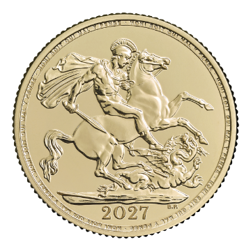 2027 Great Britain Gold Sovereign Coin (BU)
