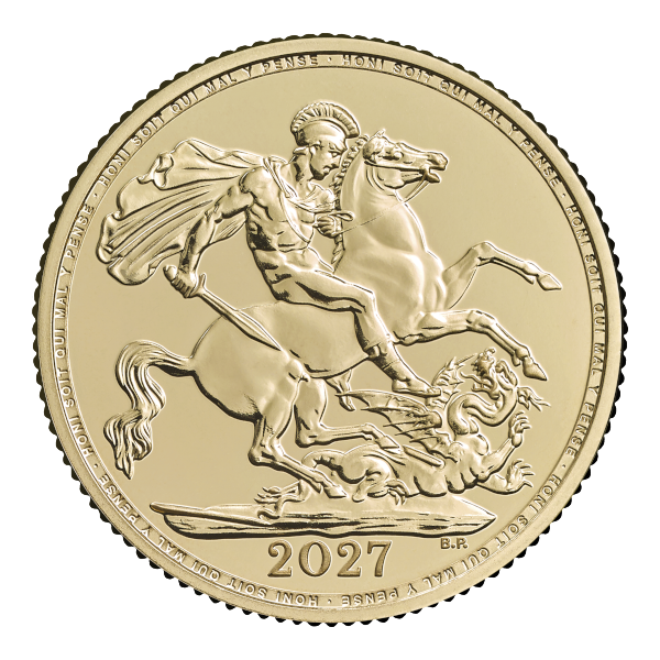 2027 Great Britain Gold Sovereign Coin (BU)