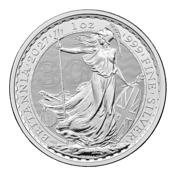 2027 1 oz British Silver Britannia Coin (BU)
