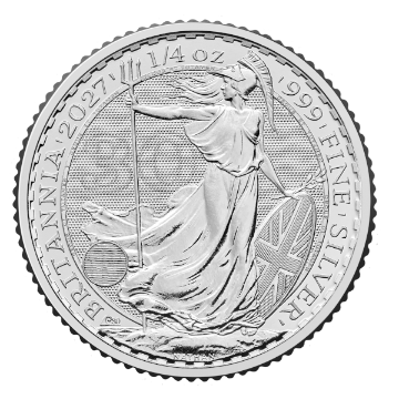 2027 1/4 oz British Silver Britannia Coin (BU)