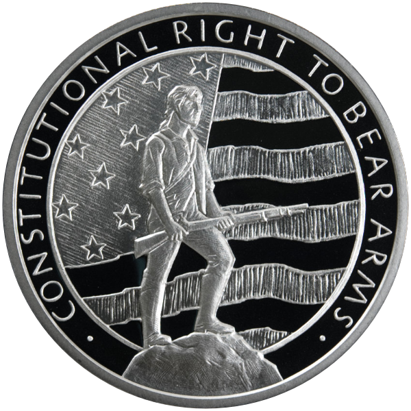 2 oz GSM Second Amendment Silver Round