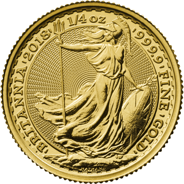 Picture of 1/4 oz British Gold Britannia Coin (Random Year)