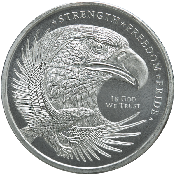 Picture of 1/10 oz GSM Eagle Silver Round