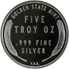 Picture of 5 oz GSM Lincoln Wheat Cent Silver Round